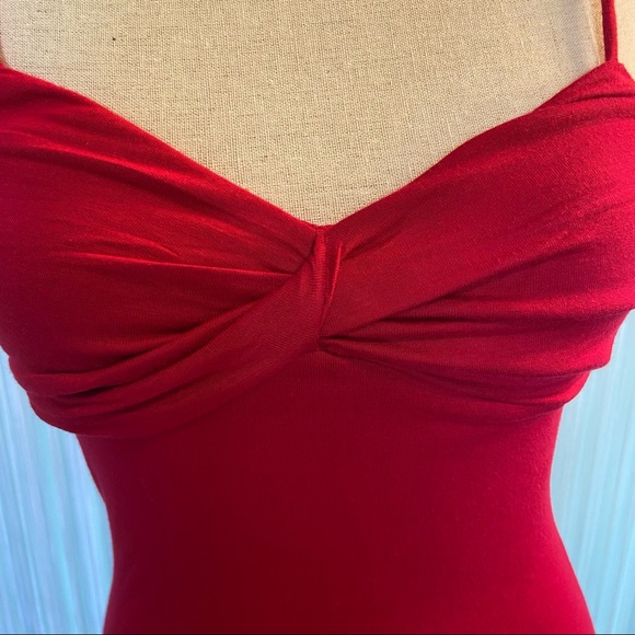 Red Padded Open Back Tank Top NWT Size XS - Picture 8 of 13